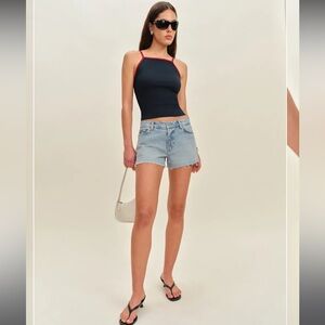 Reformation Sutton Low Rise 2.5” Slouchy Jean Shorts